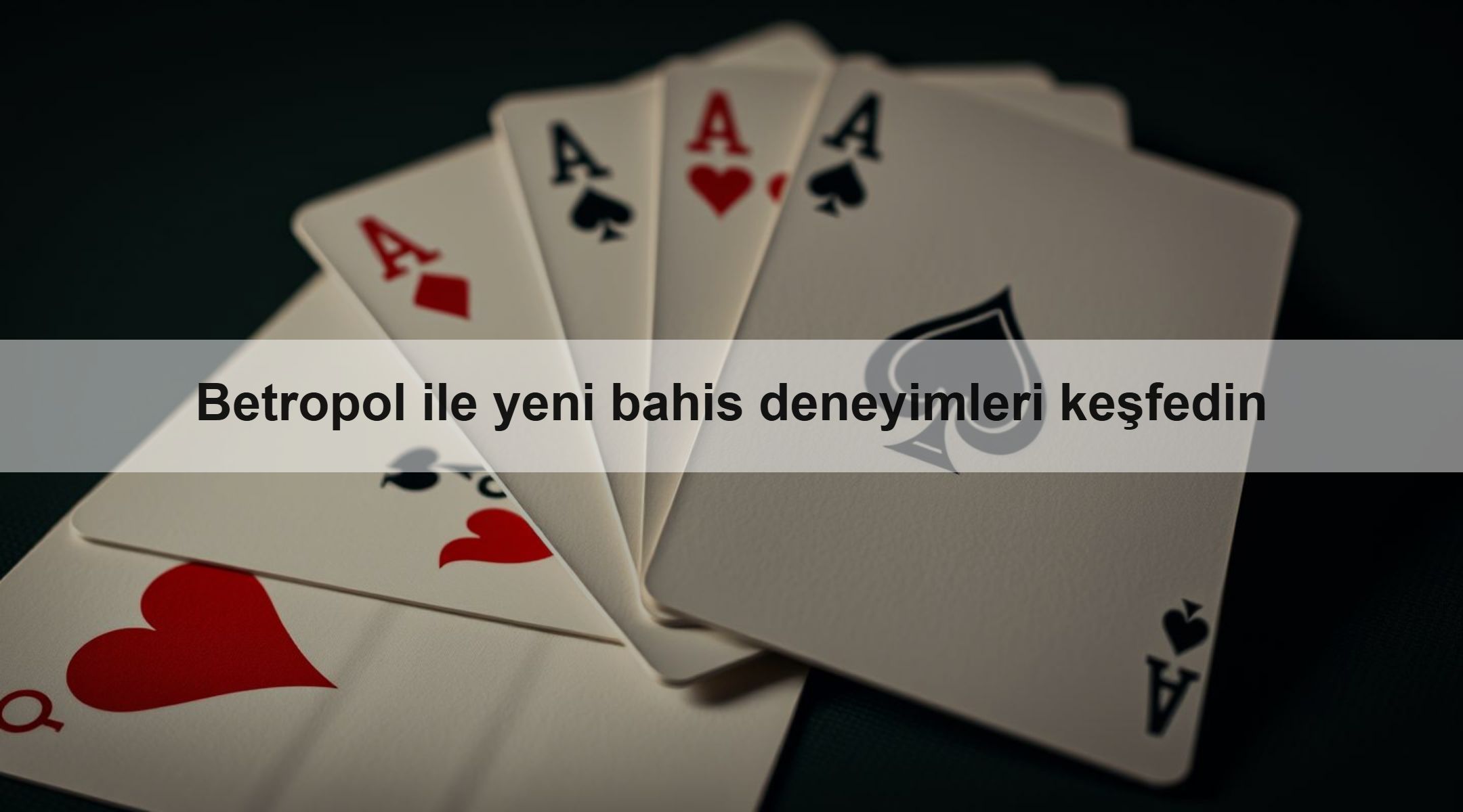 Betropol ile yeni bahis deneyimleri keşfedin